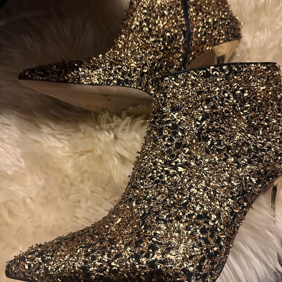Manolo blahnik limited edition anniversary boot sz 40 gold 100% authentic - Picture 7 of 8